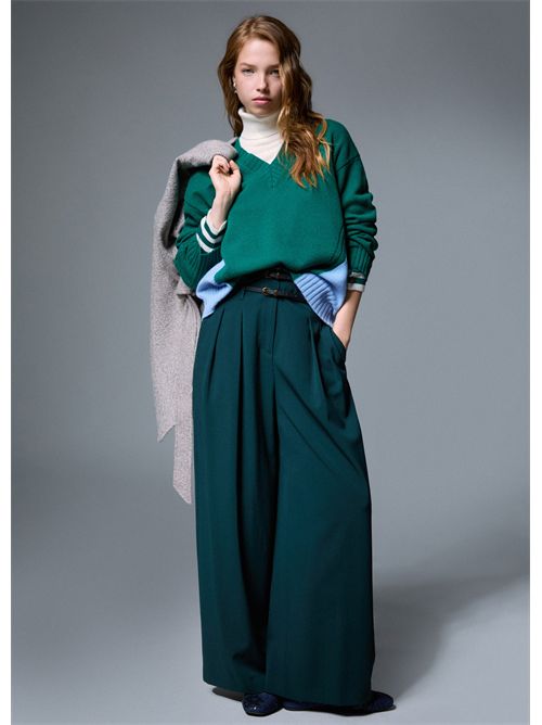Pantaloni flare in flanella LIU JO | WF6309T743A/X0797